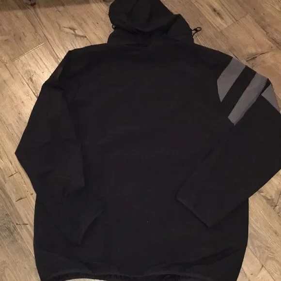 New Black Adidas Team USA Olympics Volleyball Hooded Hoodie Sweatshirt Jacket L - Picture 6 of 6